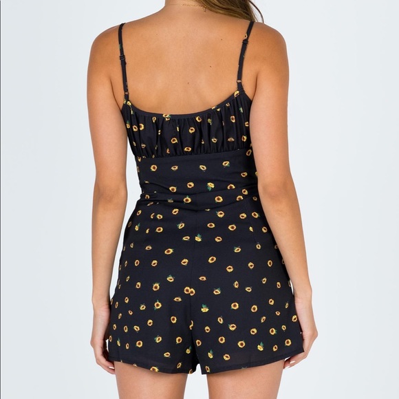 Princess polly playsuit - sunflowers size 12 - Picture 2 of 8